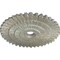 Ekena Millwork Eryn Ceiling Medallion (Fits Canopies up to 4"), 24 3/4"OD x 3 1/4"ID x 1 7/8"P, Flash Gold CM24ENFLS - alternate 4